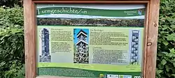Schautafel Turmgeschichte Holzbergturm