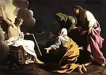Le Marie al Sepolcro (Maria am Grab) von Bartolomeo Schedoni ca. 1613.