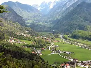 Scheffau vom Mehlstein aus gesehen