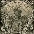 Wappen des Marx Scheler, Ratsherrn zu Ulm (1742)