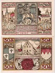 Karlstadt 50 Pfennig, 1920