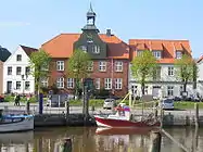 Das Schifferhaus von 1625 ist heute ein Schullandheim und Versammlungshaus des Südschleswigschen Vereins.