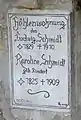 Schild an der Schmidthöhle