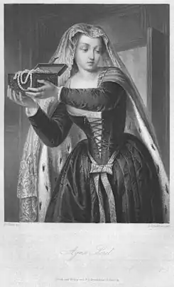 Agnes Sorel, Stich von  Albrecht Fürchtegott Schultheiss