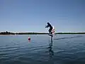 Hydrofoiling auf dem Schladi