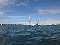 Eine Regatta im Juni 2020