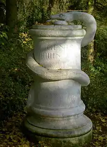 Der Schlangenstein Genio huius loci (Dem Genius dieses Ortes), 1787