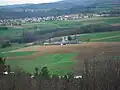 Der Schlatthof von der Kriegsebene aus fotografiert