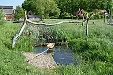 Der Außenbereich des Elbmarschenhauses