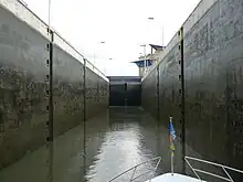 Die Stemmtore im Unterhaupt