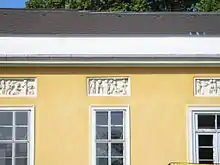 Kämpferfenster als vierscheibiges Sprossenflügelfenster (Schloss Pötzleinsdorf, Österreich)