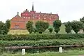 Die Zugangsseite von Schloss Tranekær