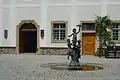 Skulptur am Schloss Wernersdorf