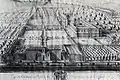 Barockgarten 1730 nach Federzeichnung von Renier Roidkin