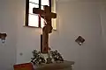 Schlosskapelle Aichberg, Sicht von Innen, Altar