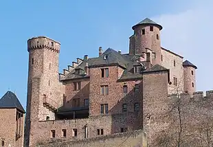 Schloss Hamm (seit 1928 im Besitz der Familie)