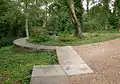 Rekonstruiertes Fundament eines Eckturms von Schloss Lüchow
