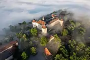 Schloss Langenburg über dem Jagsttal