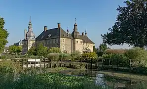 Ansicht des Haupthauses von Nordwesten