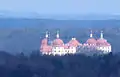 Schloss Moritzburg, von der Krone des Bismarckturms aus