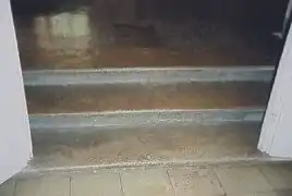 Antritt zur großen Stiege