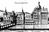Das Schloss 1672 in einem Stich von Georg Matthäus Vischer