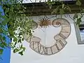 Sonnenuhr am Schloss