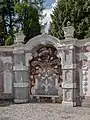 Muschelgalerie im Park von Schloss Rosendael