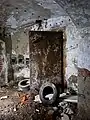 Stahltür im Schlosskeller