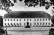 Schloss Wicken, Ostpreußen, nach 1945 geschleift, heute Russland (Exklave Kaliningrad)