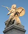 Der junge Held wird von Athena beschützt