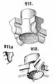 Gewölbeschlusssteine, Konstruktionsstudien von Georg Gottlob Ungewitter