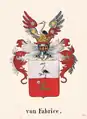 Wappen, wie es die mecklenburgische Linie um 1840 führte