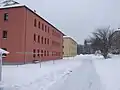 "Wohnblöcke" in der Ortsmitte