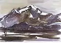 Schneelandschaft bei Grünten