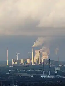 Ansicht von der Halde Haniel in Bottrop