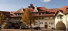 Häuser der Eisenbahnersiedlung Schoren in St. Gallen,