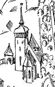 Darstellung im Schreiberplan (um 1700)