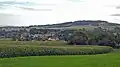 Blick über Schullwitz zum Triebenberg