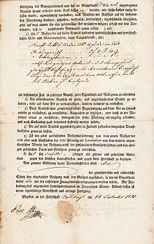 Leistungspflichten des Bauern während der Zeit der Erbuntertänigkeit nach dem Schutz- und Gewährbrief 1825
