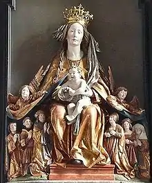 Schutzmantelmadonna in der Wallfahrtskirche Frauenstein