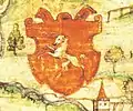 Karte der Gmünder Freipirsch von 1572