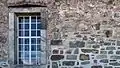 Fassade mit Inschrift