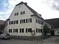 Wohnhaus mit Krüppelwalmdach in Reimlingen, erbaut 1922
