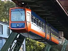 Wuppertaler Schwebebahn: Verunfallter Triebwagen 22, 2013