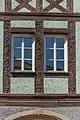 Fenstersäulen im Obergeschoss