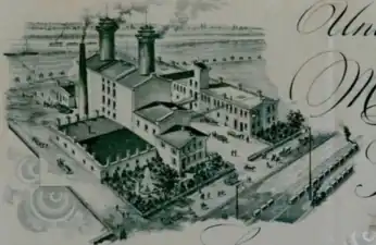 Hauptbahnhof-Nordseite um 1900.Malzfabrik Seligstein.Heute ist hier der Parkplatz des Kaufland Einkaufszentrums