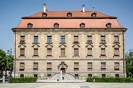 Justizpalastam umgestalteten Schillerplatz (2009)