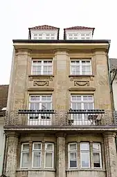 GeschäftshausSpiltalstraße,erbaut 1912.