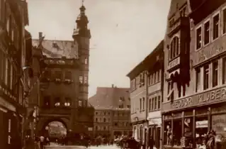 Blick zum Alten Rathausum 1915